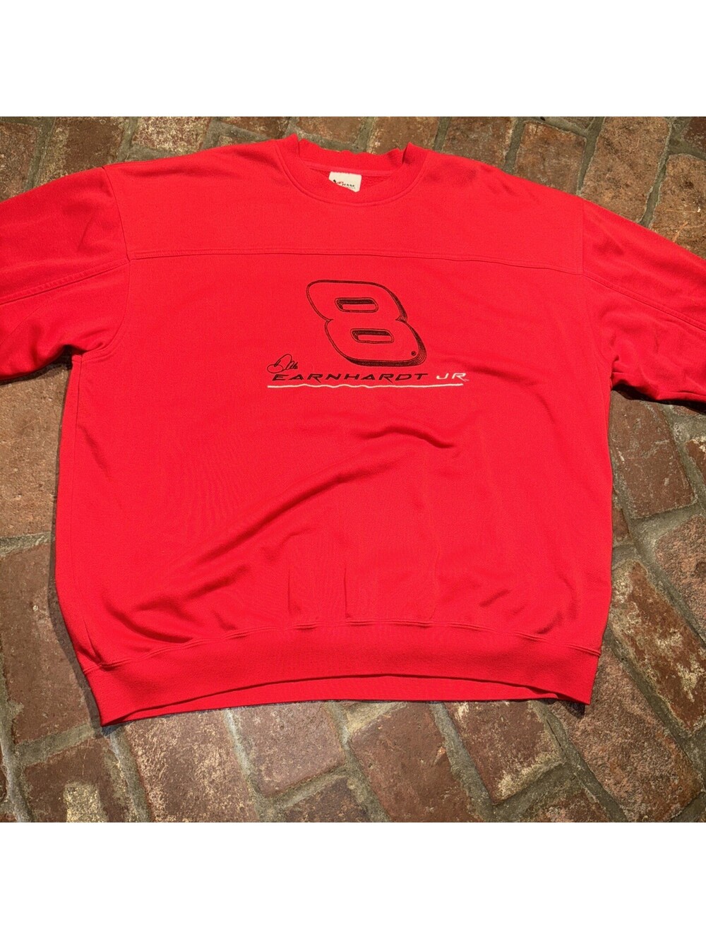 VTG Chase Authentics Dale Earnhardt Jr #8 Embroidered V-neck Sweatshirt 29” X 30